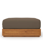 Modway Tahoe Outdoor Patio Acacia Wood Ottoman