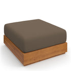 Modway Tahoe Outdoor Patio Acacia Wood Ottoman