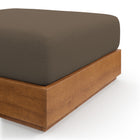 Modway Tahoe Outdoor Patio Acacia Wood Ottoman