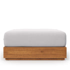 Modway Tahoe Outdoor Patio Acacia Wood Ottoman