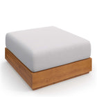 Modway Tahoe Outdoor Patio Acacia Wood Ottoman