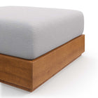 Modway Tahoe Outdoor Patio Acacia Wood Ottoman