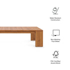 Modway Tahoe Outdoor Patio Acacia Wood Coffee Table