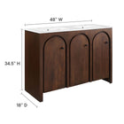Modway Appia 48" Double Sink Bathroom Vanity