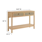Modway Chaucer Wood Entryway Console Table