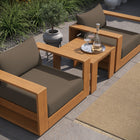 Modway Tahoe 3-Piece Outdoor Patio Acacia Wood Furniture Set