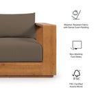 Modway Tahoe 3-Piece Outdoor Patio Acacia Wood Furniture Set