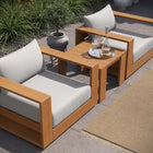 Modway Tahoe 3-Piece Outdoor Patio Acacia Wood Furniture Set