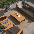 Modway Tahoe 5-Piece Outdoor Patio Acacia Wood Furniture Set