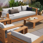 Modway Tahoe 5-Piece Outdoor Patio Acacia Wood Furniture Set