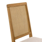 Modway Arlo Faux Rattan and Wood Dining Side Chairs Set of 2