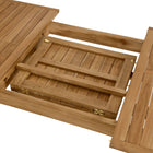 Modway Vienna Outdoor Patio Teak Wood Extendable Dining Table