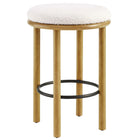 Modway Fable Boucle Fabric Counter Stools Set of 2
