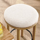 Modway Fable Boucle Fabric Counter Stools Set of 2