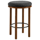 Modway Fable Boucle Fabric Counter Stools Set of 2