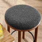 Modway Fable Boucle Fabric Counter Stools Set of 2