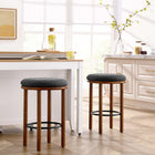 Modway Fable Boucle Fabric Counter Stools Set of 2