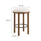 Modway Fable Boucle Fabric Counter Stools Set of 2