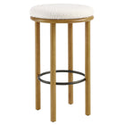 Modway Fable Boucle Fabric Bar Stools Set of 2