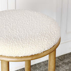 Modway Fable Boucle Fabric Bar Stools Set of 2