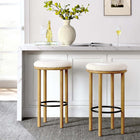 Modway Fable Boucle Fabric Bar Stools Set of 2