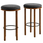 Modway Fable Boucle Fabric Bar Stools Set of 2  