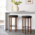 Modway Fable Boucle Fabric Bar Stools Set of 2