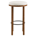 Modway Fable Boucle Fabric Bar Stools Set of 2