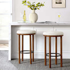 Modway Fable Boucle Fabric Bar Stools Set of 2