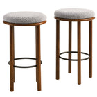 Modway Fable Boucle Fabric Bar Stools Set of 2  