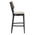 Modway Caledonia Wood Bar Stools Set of 2