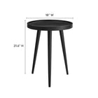 Modway Chiro Round Wood Side Table