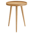 Modway Chiro Round Wood Side Table  