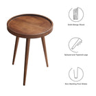 Modway Chiro Round Wood Side Table