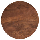 Modway Valeo Round Wood and Metal Side Table