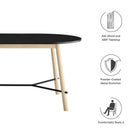 Modway Infuse 71" Wood Grain Dining Table