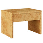 Modway Hudson 1-Drawer Burl Wood Nightstand  