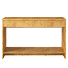 Modway Hudson 2-Drawer Burl Wood Console Table