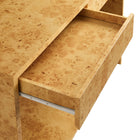 Modway Hudson 2-Drawer Burl Wood Console Table