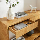 Modway Hudson 2-Drawer Burl Wood Console Table