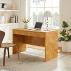 Modway Hudson 2-Drawer Burl Wood Desk