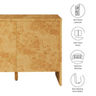 Modway Hudson 40" Burl Wood Sideboard
