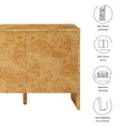 Modway Hudson 60" Burl Wood Sideboard