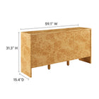 Modway Hudson 60" Burl Wood Sideboard