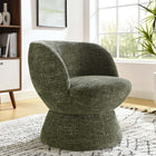 Modway Vesta Chenille Fabric Upholstered Swivel Chair