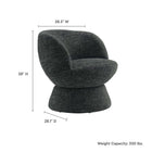 Modway Vesta Chenille Fabric Upholstered Swivel Chair