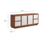 Modway Capri 63" Wood Grain TV Console