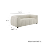 Modway Liana Upholstered Fabric Loveseat