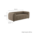 Modway Liana Upholstered Fabric Loveseat