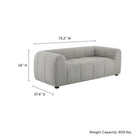 Modway Liana Upholstered Fabric Loveseat
